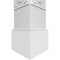 Ekena Millwork Craftsman Classic Square Non-Tapered Gypsum Fretwork Column w/ Mission Capital & Mission Base CC1008ENGYPMIMI - alternate 5
